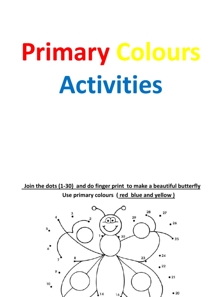 Primary Colors Activities for Kids | PDF | Art
