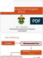 Reaksi Obat Yang Tidak Diinginkan (ROTD)