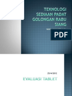 Evaluasi Tablet