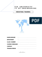 Industrial Training Report Template4zylQWfq