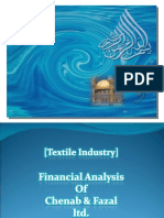 Analysis of Financial Statements: Textile Sector