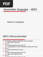 Assembler Language - 8051powerpoint Presentation