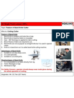 A3 Single Point Lesson Feature of Band Knife Cutting Machine