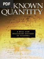 Unknown Quantity - A History of Algebra