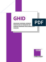 Ghid Proceduri Contabile Aferente Proiectelor Cofinantate Din Fonduri Europene