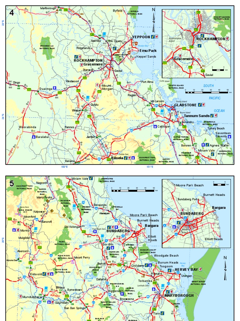 Queensland National Parks Map Guide | PDF