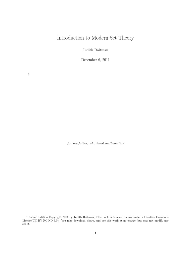 Set Theory | PDF
