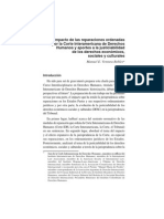 Impacto de Las Reparaciones Dictadas Por La Corte IDH Sobre DESC