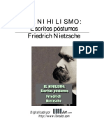 45045 Nietzsche Friedrich El Nihilismo Escritos Postumos