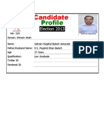 Karachi - National Assembly Candidates Profiles For Election 2013