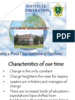 Styles of Management