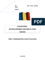 PLAN NATIONAL DE DEVELOPPEMENT SANITAIRE DU TCHAD 2009-2012, TOME 2 : PROGRAMMATION, SUIVI ET EVALUATION (Octobre 2008)