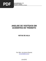 Analise de Vestigios em Acidentes de Trânsito