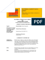 Material Safety Data Sheet Ambuja Hirise Cement