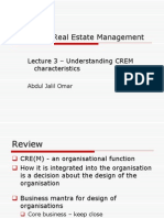 Lecture 3 - The CREM Organisation