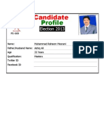 Karachi - Provincial Assembly Candidates Profiles For Election 2013