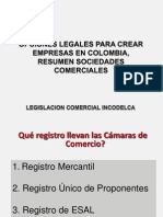 Resumen Sociedades Comerciales en Colombia - 2012