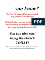 House Church Tract #1