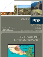 Civilizaciones Mesoamericanas y Andinas