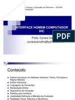 Interface Homem Computador - Ihc - Aula