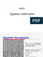 Set B Egyptian Mathematics