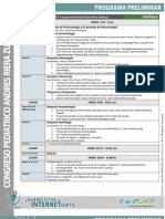 Cronograma de Actividades - Congreso Pediatrico ARZ 2013 PDF