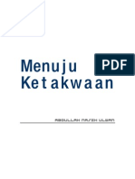 Menuju ketakwaan