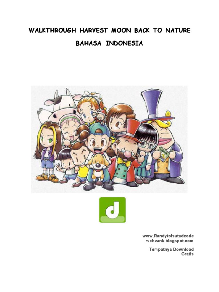 Buku Harvest Moon Back To Nature Bahasa Indonesia Lengkap ...