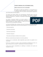 SISTEMA DE RECIPROCIDAD COMUNAL EN LA ECONOMÍA SOCIAL Tema III