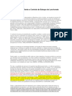 Atendimento Ao Cliente e Controle de Estoque de Lanchonete