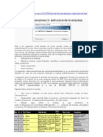 Roll Out de Una Empresa - Estructura de La Empresa