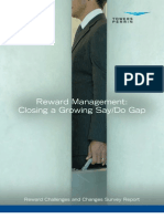 Reward Management Closing Growing SayDo Gap