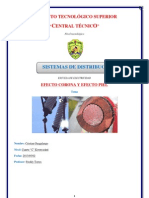 Efecto corona y piel en líneas de transmisión