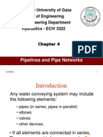Pipelines and Pipe Networks