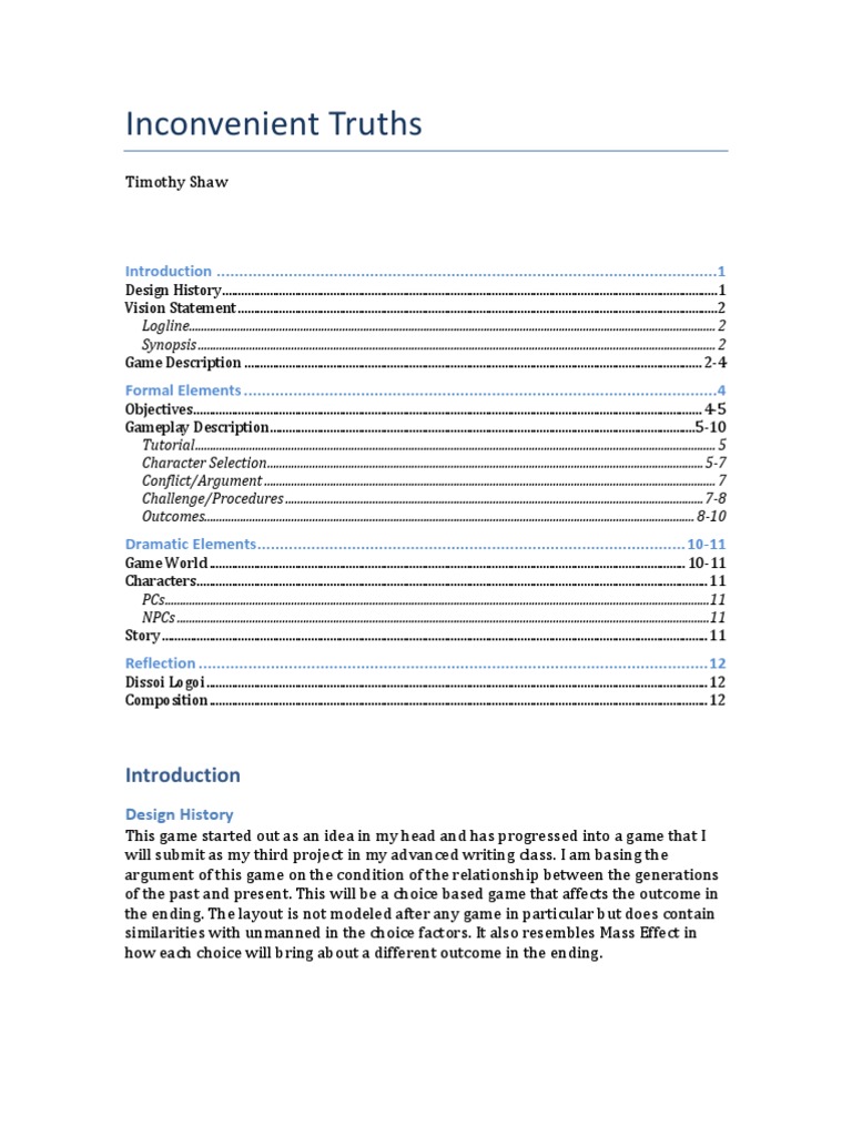 Game Design | PDF