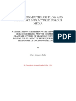 Single and Multiphase Flow and Transport in Fractured Porous Media STANFORD THESES