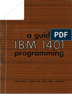 A Guide To 1401 Programming 1961