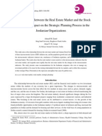 The Relationship Between The Real Estate Market and The Stock Market and Its Impact On The Strategic Planning Process in The Jordanian Organizations