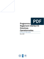 2009 - Programme ONU-REDD Reglement Interieur Et Directives Operationelles