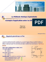 Méthode Statique Equivalente_RPA99 Ver 2003