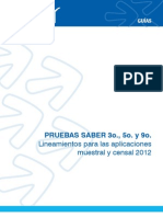 Lineamientos para las aplicaciones muestral y censal 2012 SABER 359 1.pdf