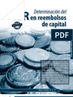 Determinacion Del ISR en Reembolsos de Capital