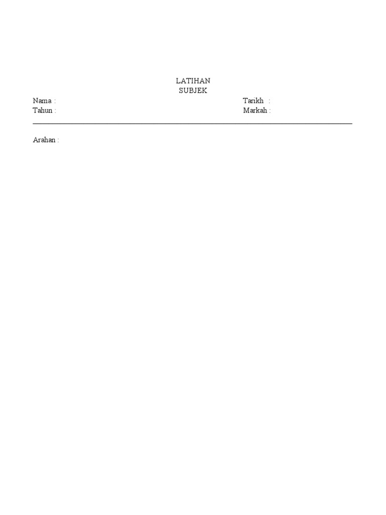 Contoh Soalan Kajian Hubungan Etnik - Contoh Soal2 Contoh Soalan Kajian Hubungan Etnik - Contoh Soal2
