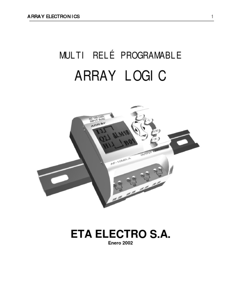 Array Af-10mr-a Manual
