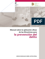 Handbook on the Crime Prevention Guidelines Spanish