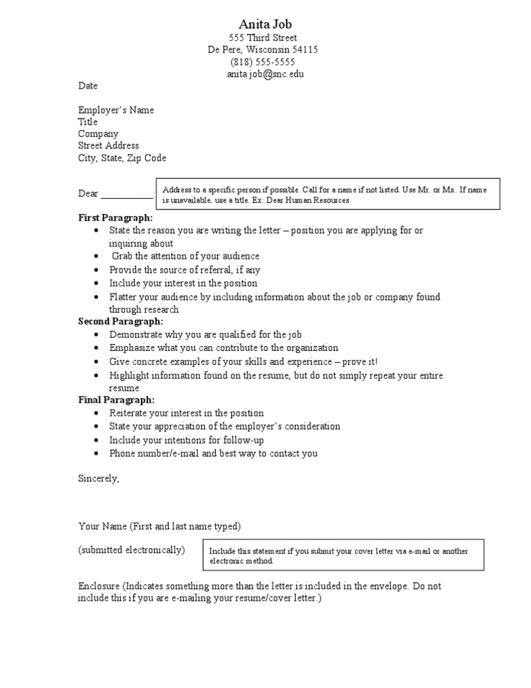 Anita Job First Paragraph