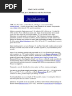 Breve Biografia Sartre