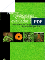 Plantas Medicinales y Aromaticas Evaluadas en Chile