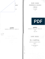 Karl Marx El Capital - Trad Manuel Sacristan - Ed Grijalbo - Libro I-1