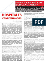 El Despertar de Los Trabajadores - Mayo 2013 - Hospitales Concesionados PDF